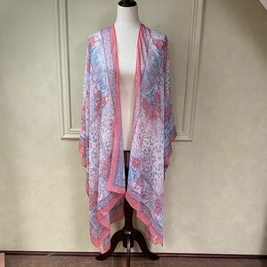 New! Moss Rose Women's Beach Cover up Kimono